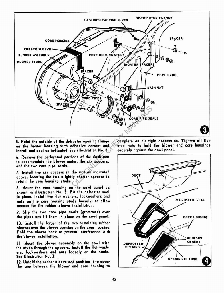 1955 Chevrolet Accessories Manual Page 73